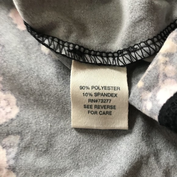 Mudd Floral Long Sleeve Mini Dress Fit Flare Flowy Cottagecore Holiday Ditsy - Picture 3 of 8